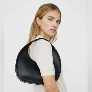 Anine Bing Luna Bag Black Leather $375